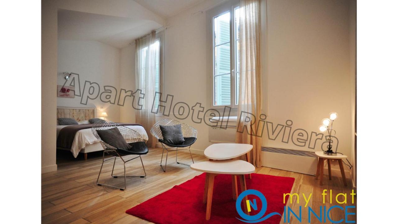 Aparthotel Riviera - Loft Gilly 1 - Old Town - 100 M Plage De La Promenade Des Anglais - Superbe Grand Studio Ac Nice Luaran gambar